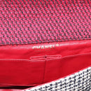 CHANEL Chain Shoulder Bag Tweed Red CC Auth 197303SAM-18
