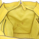 CELINE Luggage Mini Hand Bag Leather Yellow Auth 197304V-19