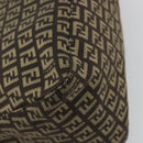 FENDI Zucchino Canvas Mamma Baguette Shoulder Bag Brown Auth 197310V-13
