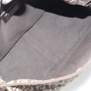 FENDI Zucchino Canvas Mamma Baguette Shoulder Bag Brown Auth 197310V-19