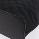 GUCCI GG Canvas Shoulder Bag Black 107752 Auth 197311V-15
