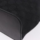 GUCCI GG Canvas Shoulder Bag Black 107752 Auth 197311V-17