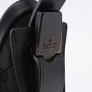 GUCCI GG Canvas Shoulder Bag Black 107752 Auth 197311V-9
