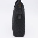GUCCI GG Canvas Shoulder Bag Black 107752 Auth 197311V-3