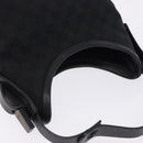 GUCCI GG Canvas Shoulder Bag Black 107752 Auth 197311V-6