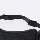 GUCCI GG Canvas Shoulder Bag Black 107752 Auth 197311V-8