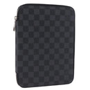 LOUIS VUITTON Damier Grafitte Document Case Portefeuille Braza LV Auth 197312M-1