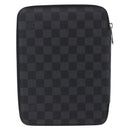 LOUIS VUITTON Damier Grafitte Document Case Portefeuille Braza LV Auth 197312M-2