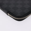 LOUIS VUITTON Damier Grafitte Document Case Portefeuille Braza LV Auth 197312M-7