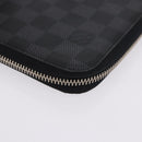 LOUIS VUITTON Damier Grafitte Document Case Portefeuille Braza LV Auth 197312M-14
