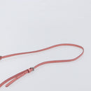 PRADA Hand Bag Leather 2way Pink Silver Auth 197313V-15
