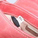 PRADA Hand Bag Leather 2way Pink Silver Auth 197313V-11