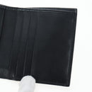 PRADA Bifold Wallet Brushed leather Silver Auth 197314M-19