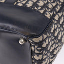 Christian Dior Trotter Canvas Hand Bag Navy Silver Auth 197316A-15