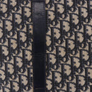Christian Dior Trotter Canvas Hand Bag Navy Silver Auth 197316A-4
