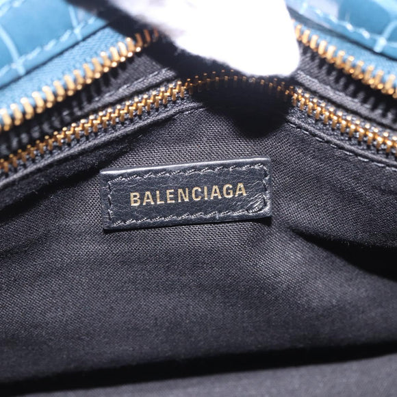 BALENCIAGA Classic Metallic Edge Mini City Leather 2way 390160 Auth 197318SAM