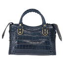 BALENCIAGA Classic Metallic Edge Mini City Leather 2way 390160 Auth 197318SAM-2