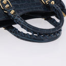 BALENCIAGA Classic Metallic Edge Mini City Leather 2way 390160 Auth 197318SAM-7