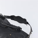 BALENCIAGA The First Hand Bag Leather 2way Black 103208 Auth 197324M-15