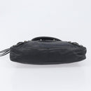 BALENCIAGA The First Hand Bag Leather 2way Black 103208 Auth 197324M-5