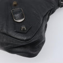 BALENCIAGA The First Hand Bag Leather 2way Black 103208 Auth 197324M-9