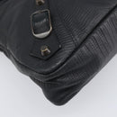 BALENCIAGA The First Hand Bag Leather 2way Black 103208 Auth 197324M-16