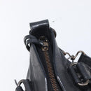 BALENCIAGA The First Hand Bag Leather 2way Black 103208 Auth 197324M-10