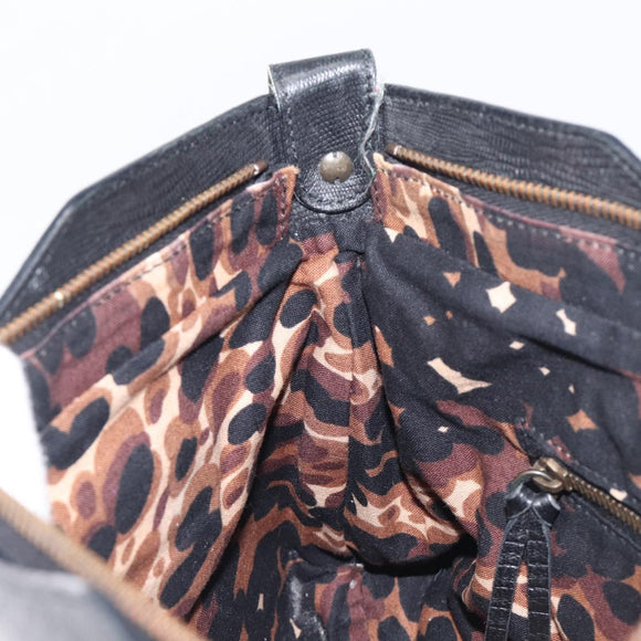 BALENCIAGA The First Hand Bag Leather 2way Black 103208 Auth 197324M