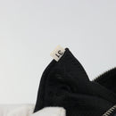 PRADA Hand Bag Leather Black Silver Auth 197326V-9
