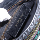 BALENCIAGA Classic Mini City Hand Bag Leather 2way Black 300295 Auth 197327M-20