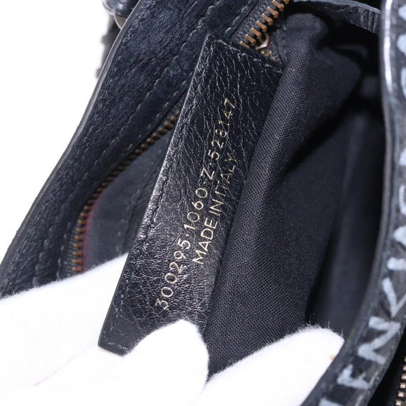 BALENCIAGA Classic Mini City Hand Bag Leather 2way Black 300295 Auth 197327M