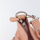 BALENCIAGA Giant The First Hand Bag Leather 2way Pink Silver 240577 Auth 197329V-20