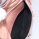 BALENCIAGA Giant The First Hand Bag Leather 2way Pink Silver 240577 Auth 197329V-26