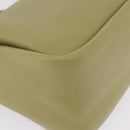 PRADA Darling Shoulder Bag Leather Green Gold Auth 197336SAM-14