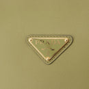 PRADA Darling Shoulder Bag Leather Green Gold Auth 197336SAM-17
