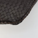 BOTTEGA VENETA INTRECCIATO Shoulder Bag Leather Brown 115653 Auth 197337V-14