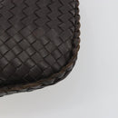 BOTTEGA VENETA INTRECCIATO Shoulder Bag Leather Brown 115653 Auth 197337V-16