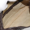 BOTTEGA VENETA INTRECCIATO Shoulder Bag Leather Brown 115653 Auth 197337V-16