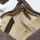 BOTTEGA VENETA INTRECCIATO Shoulder Bag Leather Brown 115653 Auth 197337V-17