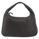 BOTTEGA VENETA INTRECCIATO Shoulder Bag Leather Brown 115653 Auth 197337V-2