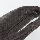 BOTTEGA VENETA INTRECCIATO Shoulder Bag Leather Brown 115653 Auth 197337V-6