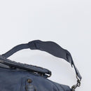 BALENCIAGA The First Hand Bag Leather 2way Blue 103208 Auth 197341V-15