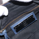 BALENCIAGA The First Hand Bag Leather 2way Blue 103208 Auth 197341V-21