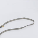 PRADA Hand Bag Vittero Dino Leather 2way Silver Gold Auth 197342V-10
