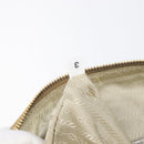 PRADA Hand Bag Vittero Dino Leather 2way Silver Gold Auth 197342V-28