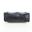 BALENCIAGA The City Hand Bag Leather 2way Black 115748 Auth 197343SAM-5