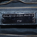 BALENCIAGA The City Hand Bag Leather 2way Black 115748 Auth 197343SAM-24