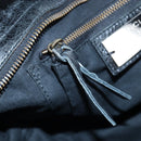 BALENCIAGA The City Hand Bag Leather 2way Black 115748 Auth 197343SAM-27
