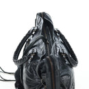 BALENCIAGA The City Hand Bag Leather 2way Black 115748 Auth 197343SAM-6