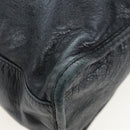 BALENCIAGA The City Hand Bag Leather 2way Black 115748 Auth 197344M-19